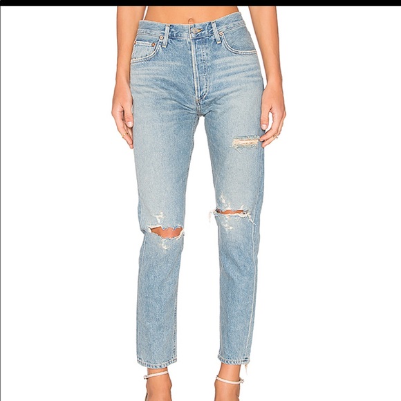 Agolde Denim - Agolde Jamie High-Rise Classic Jeans